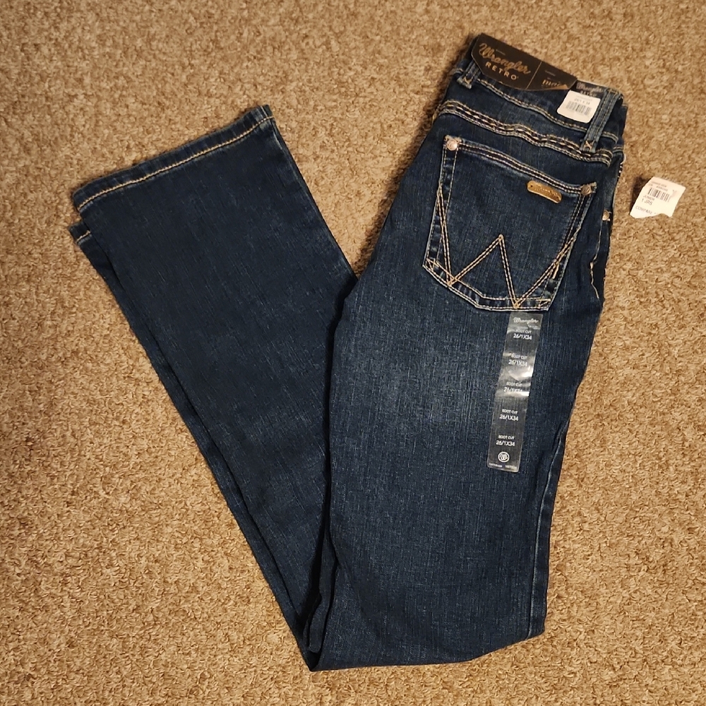 Wrangler Retro Women's 26/1 X 34 Boot Cut Jeans